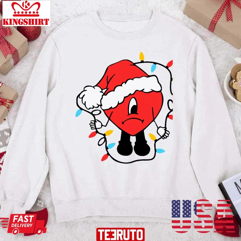Vintage Baby Bad Bunny Benito Un Verano Sin Ti Christmas Sweatshirt Size up S to 4XL