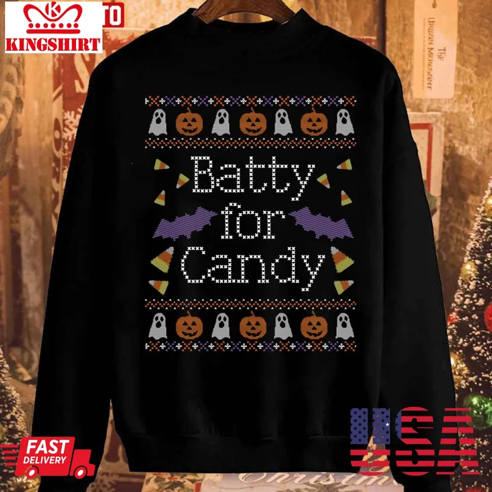 The cool Batty For Candy Unisex Sweatshirt TShirt
