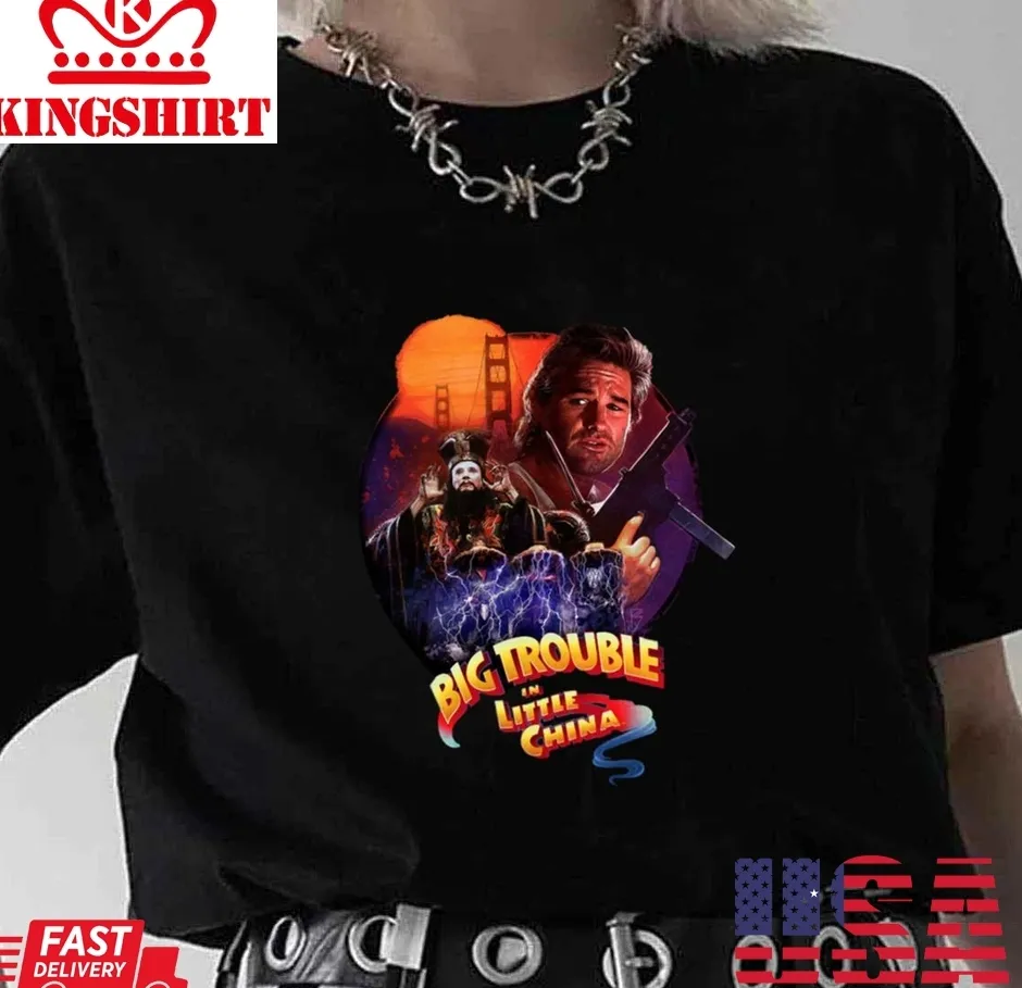 Big Trouble In Little China 80'S Action Unisex T Shirt Size up S to 4XL