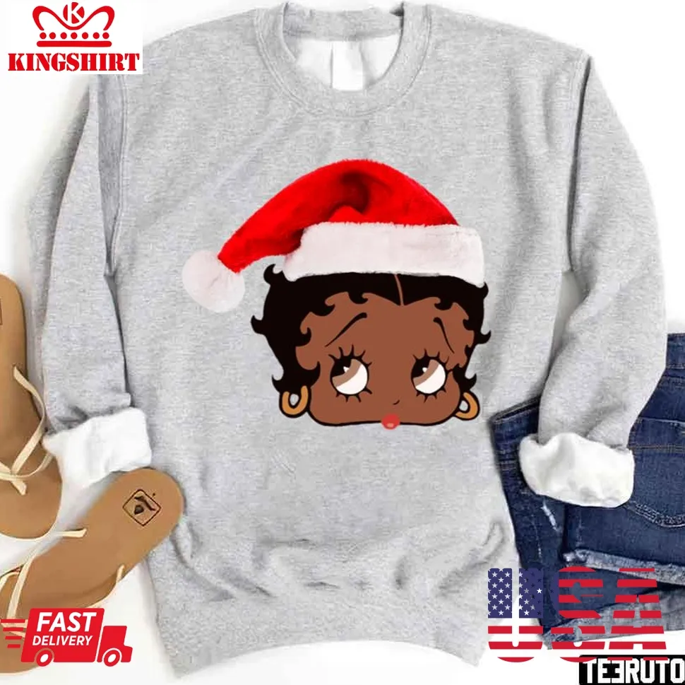 Official Black Betty Boop Christmas Sweatshirt TShirt