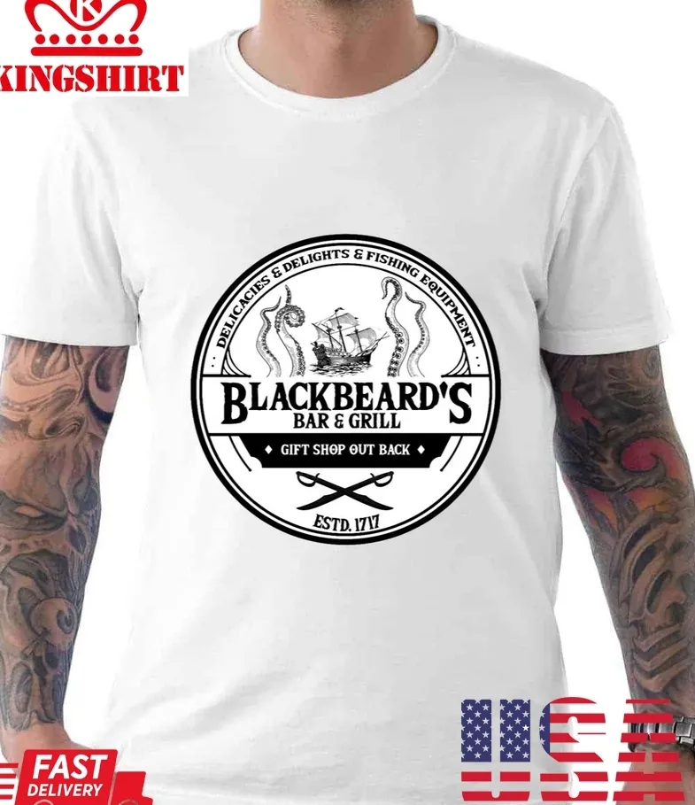 Blackbeard's Bar And Grill Unisex T Shirt Unisex Tshirt