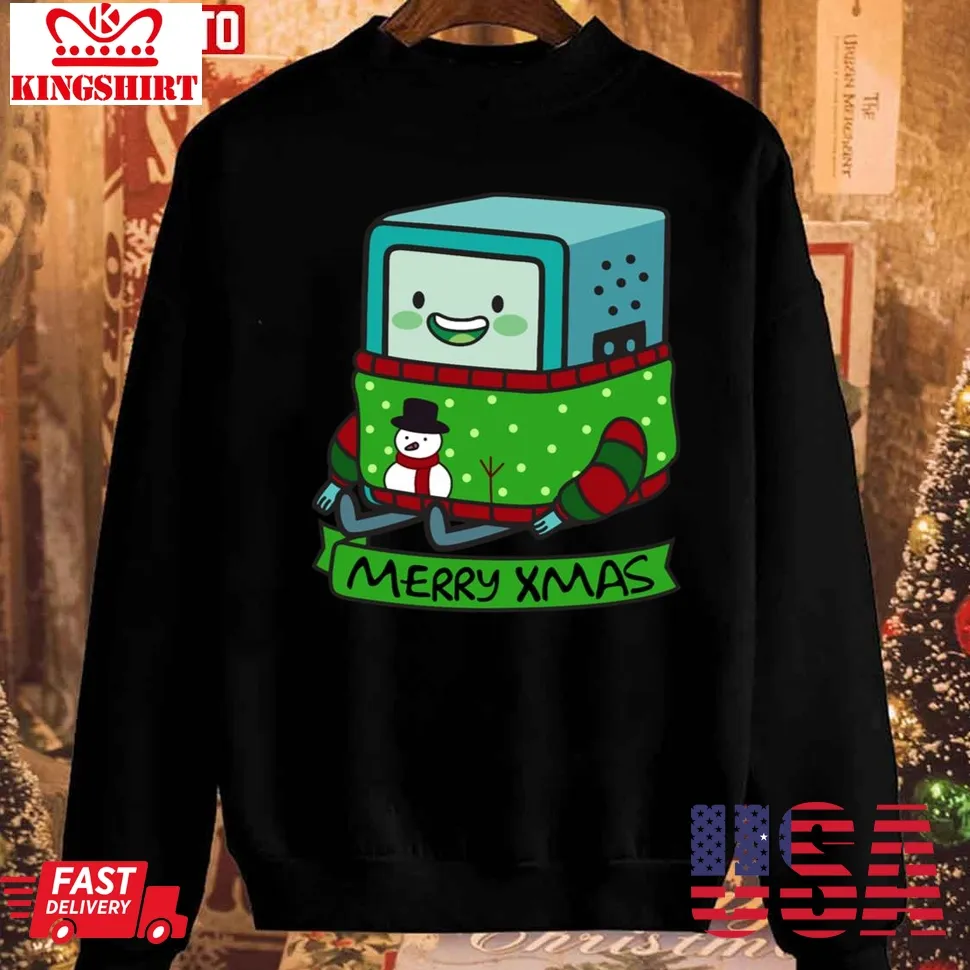 Free Style Bmo Xmas Christmas Unisex Sweatshirt Unisex Tshirt