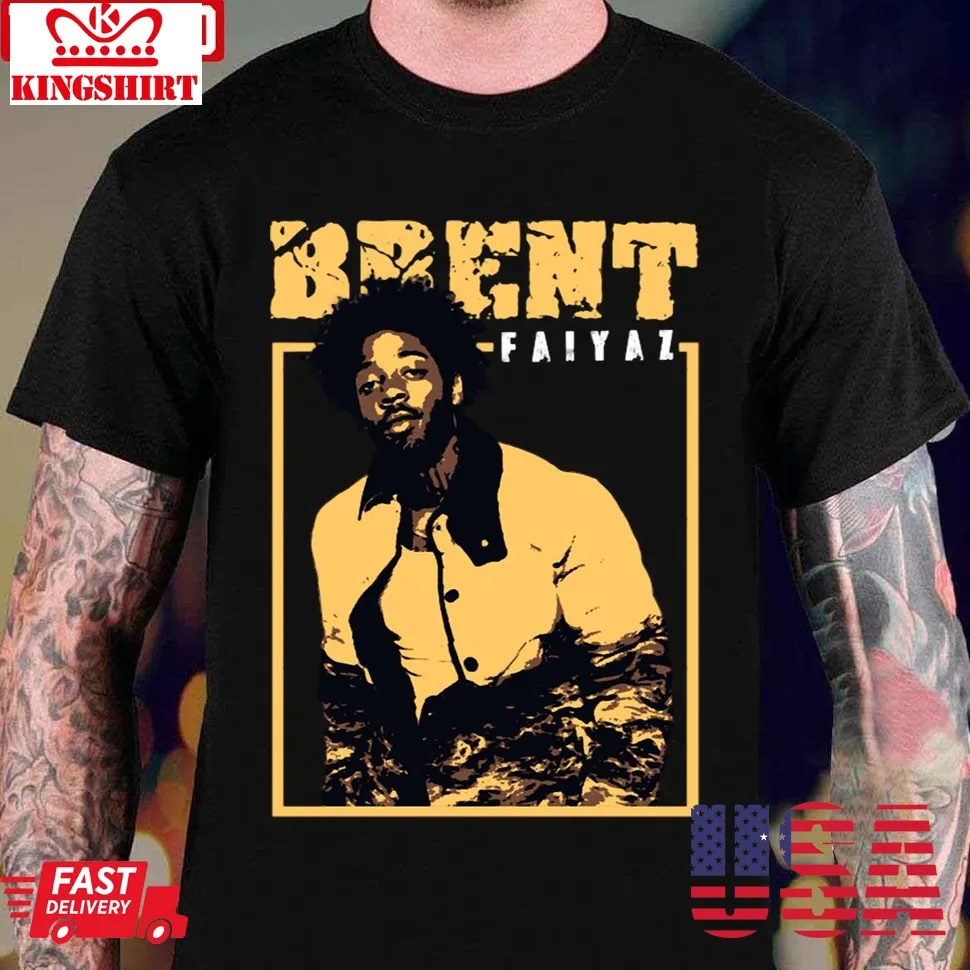 Vintage Brent Faiyaz Vintage Singer Unisex T Shirt Size up S to 4XL