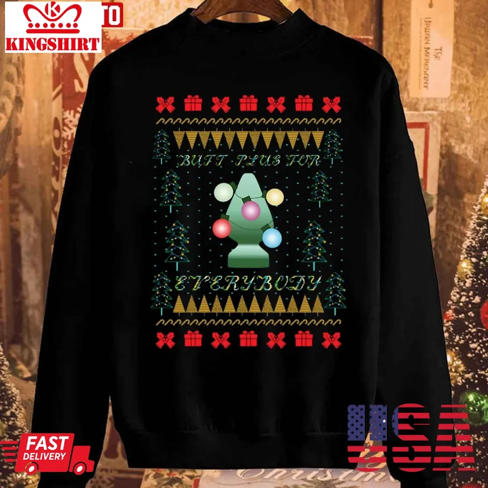 Hot Butt Plug Christmas Unisex Sweatshirt TShirt