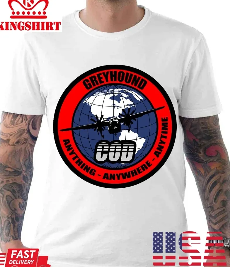 C2 Greyhound Cod Unisex T Shirt Size up S to 4XL