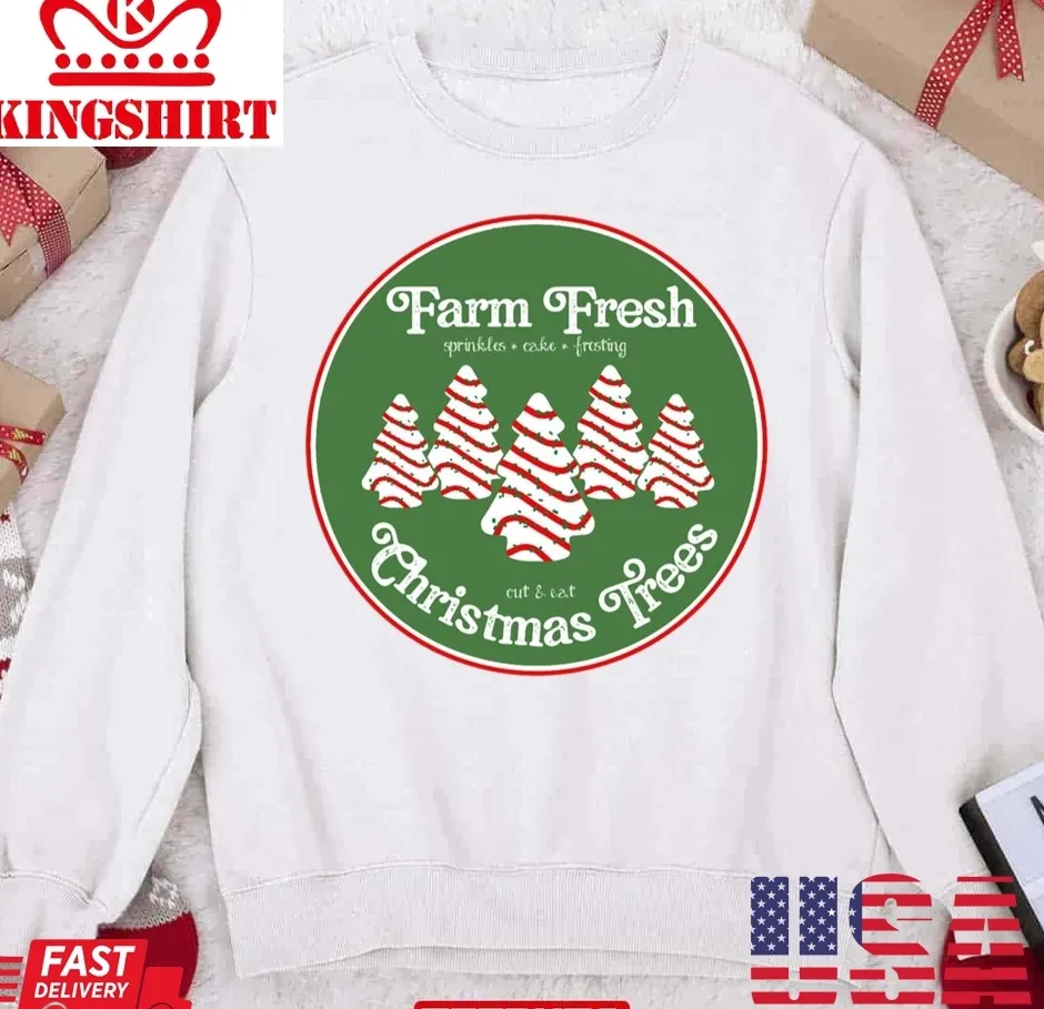 Cake Tree Farm Christmas Unisex Sweatshirt Unisex Tshirt