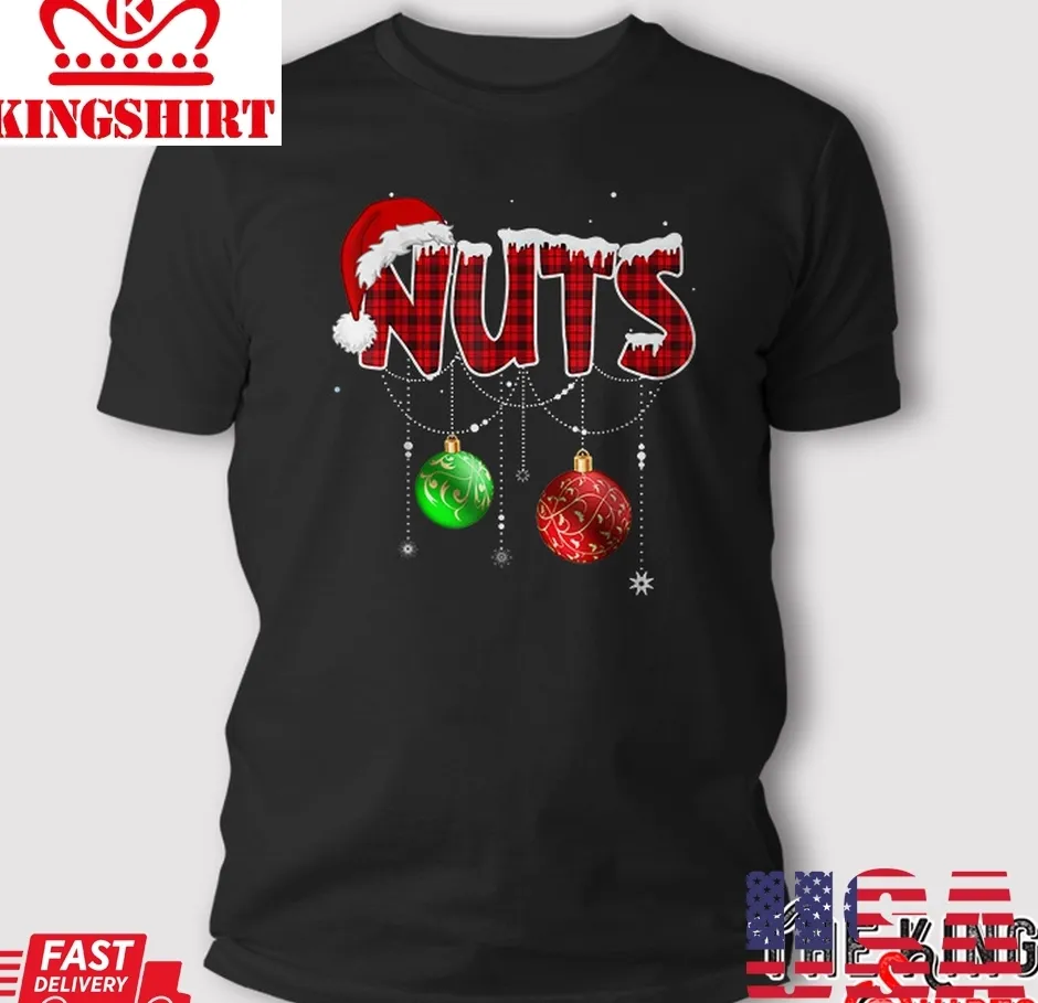 Chest Nuts Funny Matching Chestnuts Christmas Couples Nuts T Shirt Plus Size