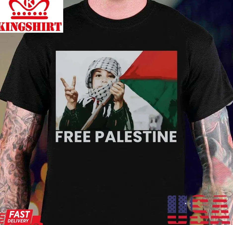 Child Flag Free Palestine Unisex T Shirt Unisex Tshirt