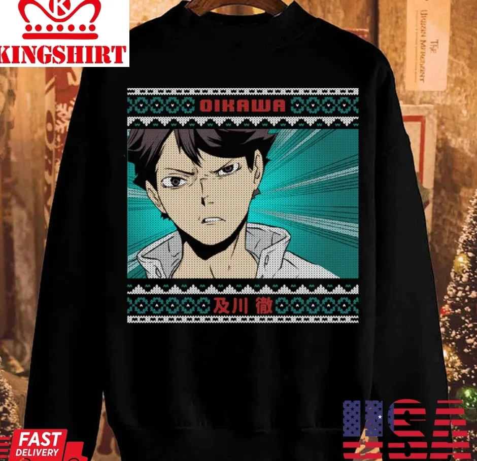 Christmas Anime Haikyuu Oikawa Tooru S Unisex Sweatshirt Plus Size