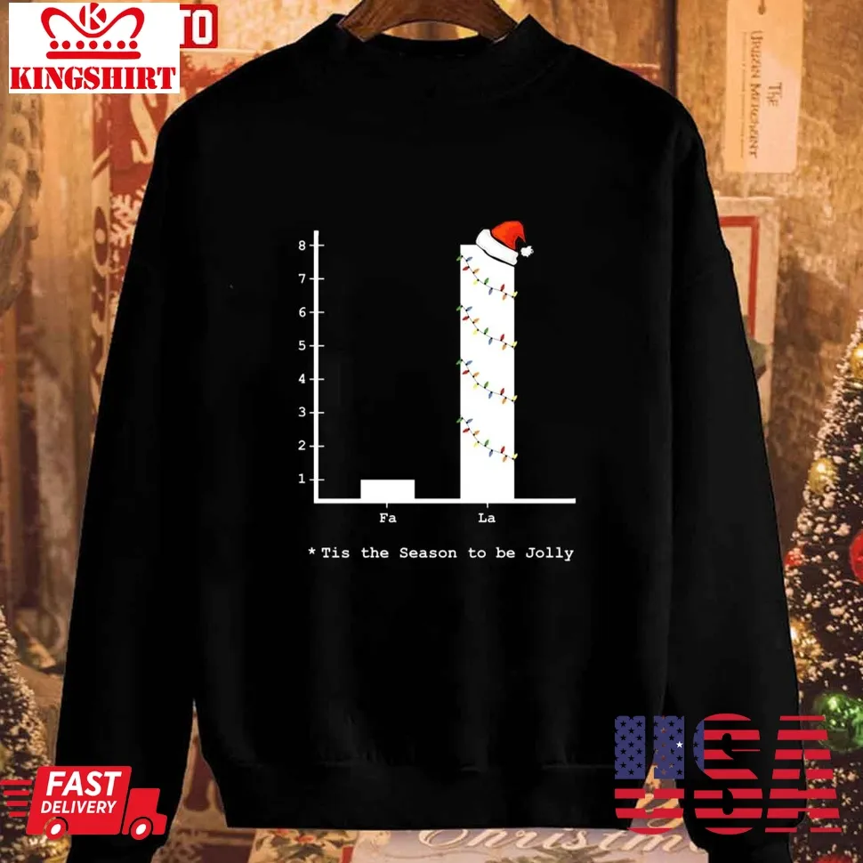 Vintage Christmas Carol Math Bar Graph Unisex Sweatshirt Size up S to 4XL