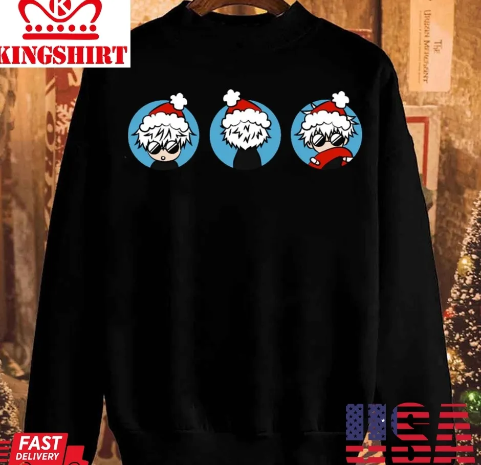Christmas Gojo Satoru Jujutsu Unisex Sweatshirt Unisex Tshirt