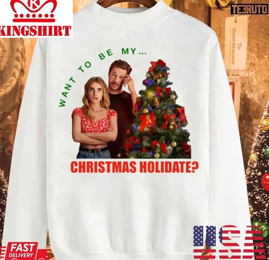 Christmas Holidate Movie Design Unisex Sweatshirt Size up S to 4XL