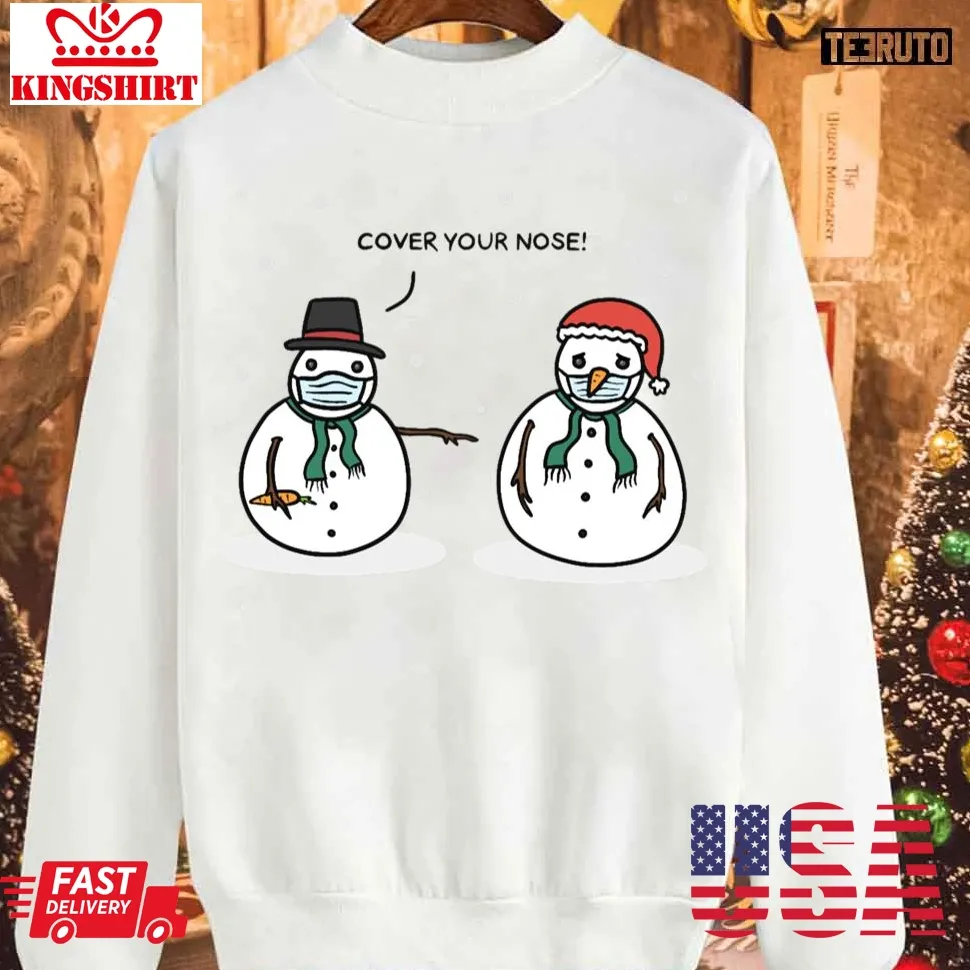 Oh Christmas In Quarantine Sweatshirt Size up S to 4XL