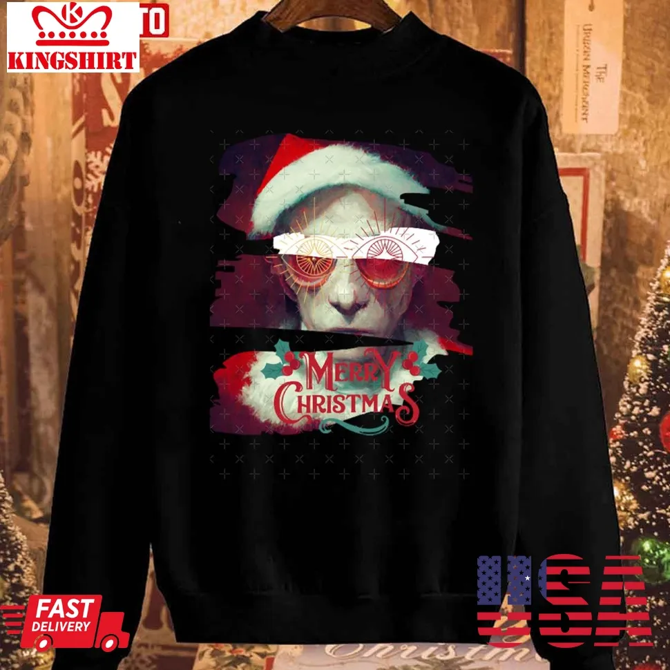 The cool Christmas Meryy 2023 Psyco Unique Unisex Sweatshirt Unisex Tshirt