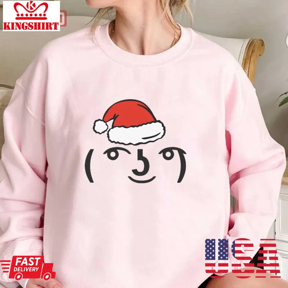 Original Christmas Troll Face Icon Unisex Sweatshirt TShirt