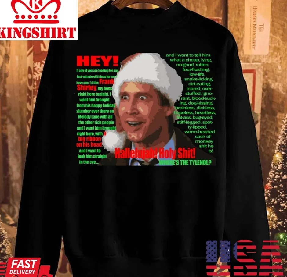 Christmas Vacation Boss Rant Unisex Sweatshirt Plus Size