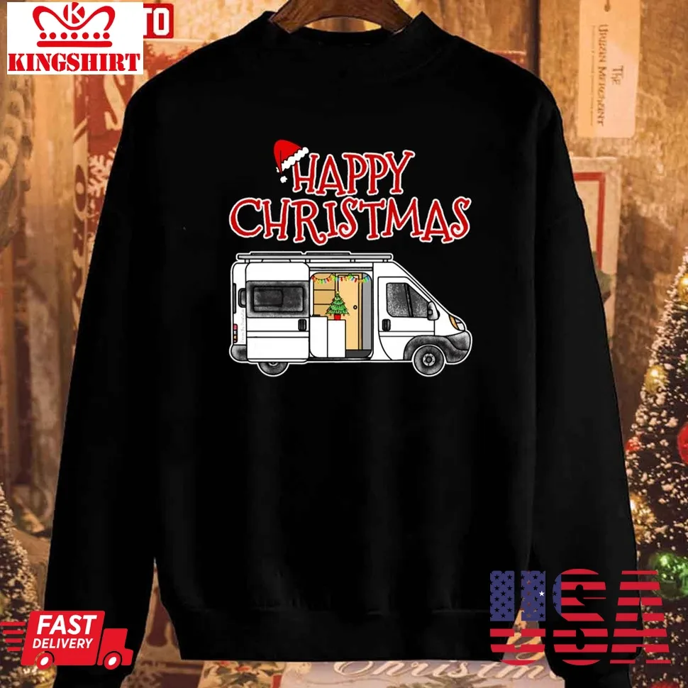 Original Christmas Van Camping Xmas 2022 Unisex Sweatshirt TShirt