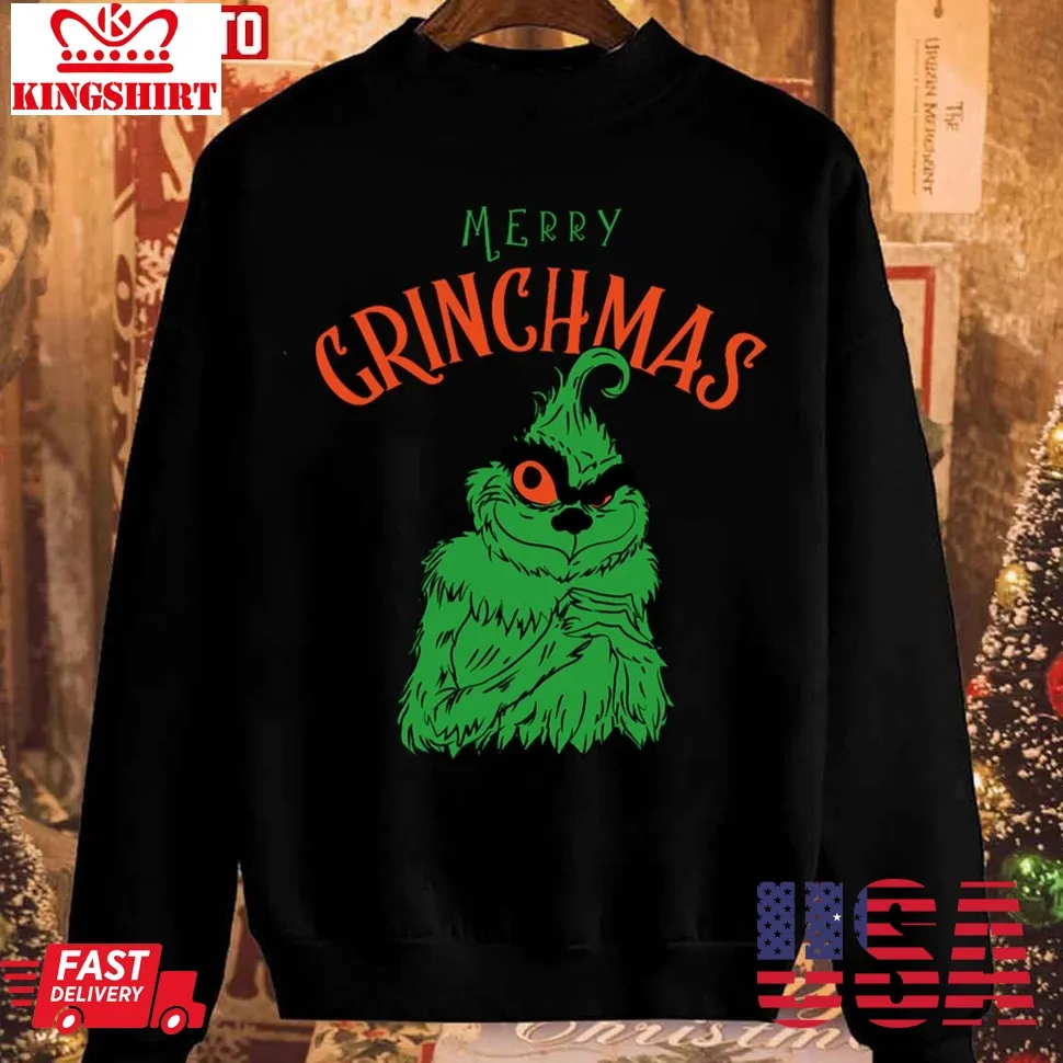 Vintage Christmas Wish Of Mr Grinch Unisex Sweatshirt Size up S to 4XL