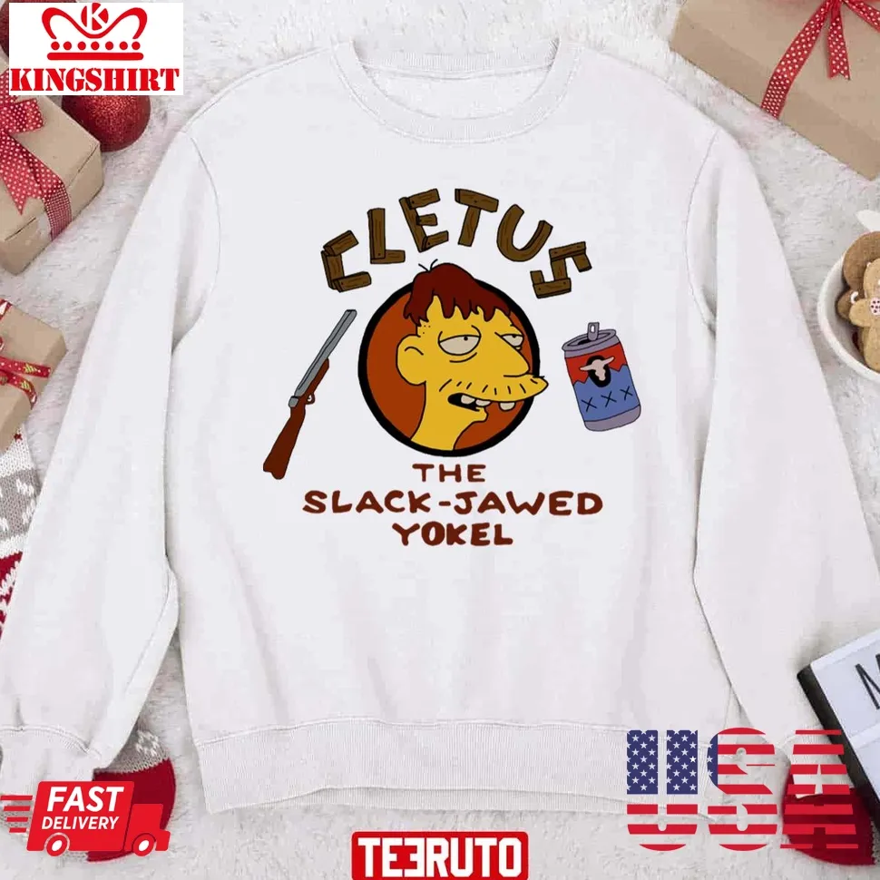 The cool Cletus Simpsons Unisex Sweatshirt TShirt