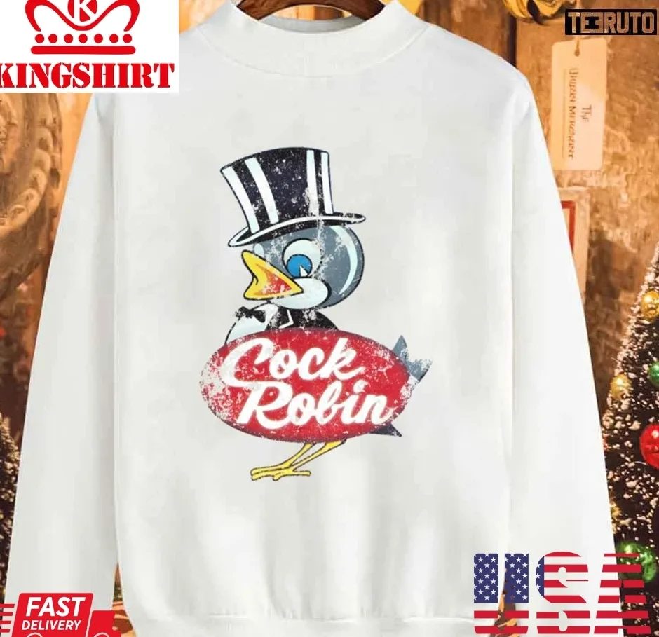 Cock Robin Christmas Unisex Sweatshirt Size up S to 4XL