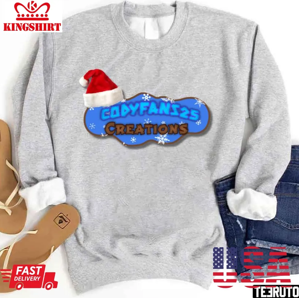 Romantic Style Cody 25 Creations Christmas Logo Sweatshirt Unisex Tshirt