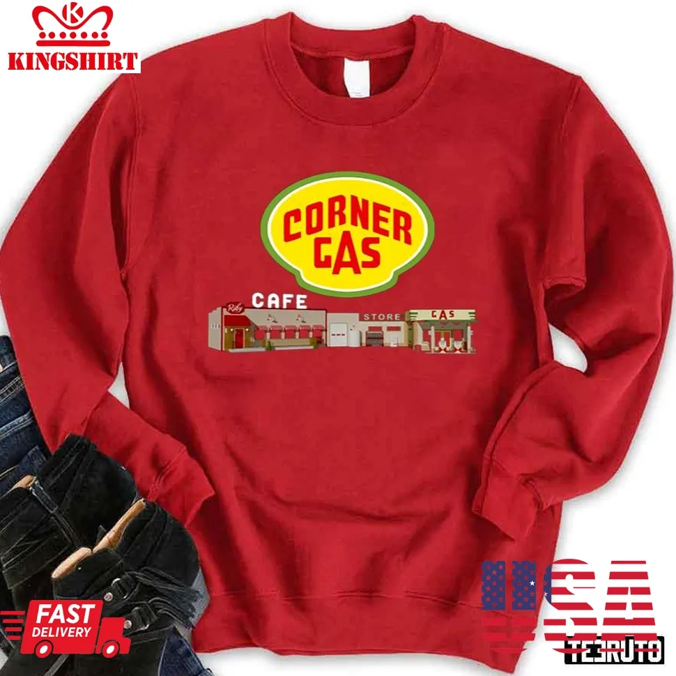 Best Corner Gas Logo And Station Womens Sweatshirt TShirt