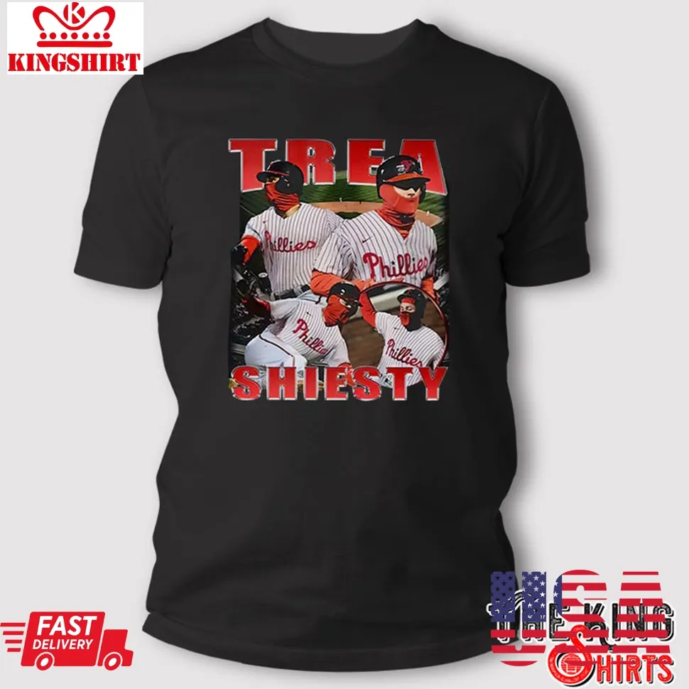 Vintage Cristopher Sanchez Trea Shiesty Philadelphia Phillies T Shirt Size up S to 4XL