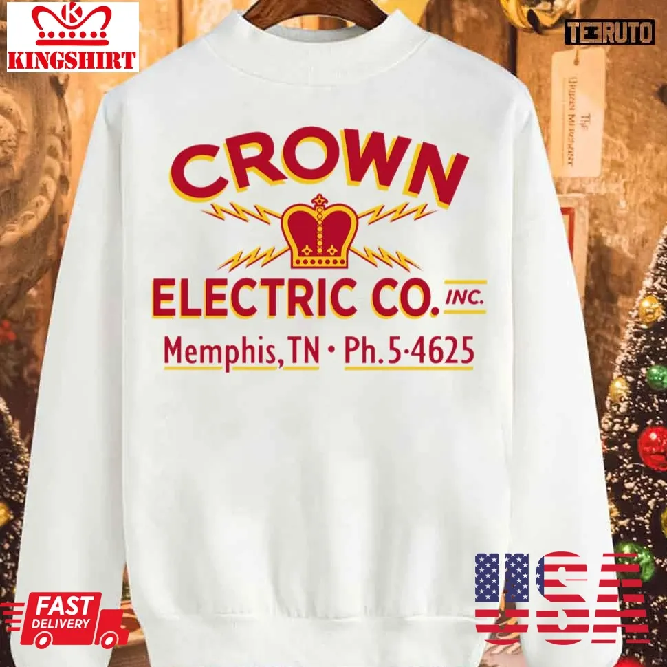 Vote Shirt Crown Electric Co Memphis 1954 Elvis Truck Colorful Sweatshirt Unisex Tshirt