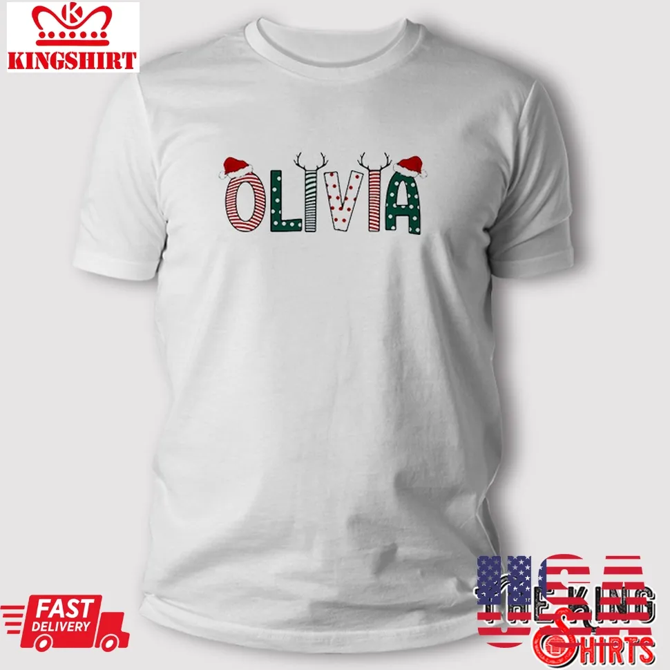 Awesome Custom Name Christmas T Shirt Size up S to 4XL