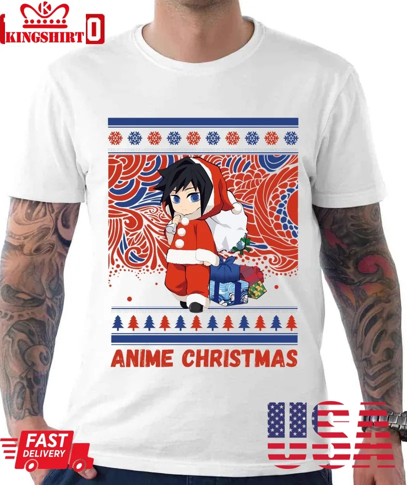 Oh Cute Anime Christmas Unisex T Shirt Size up S to 4XL