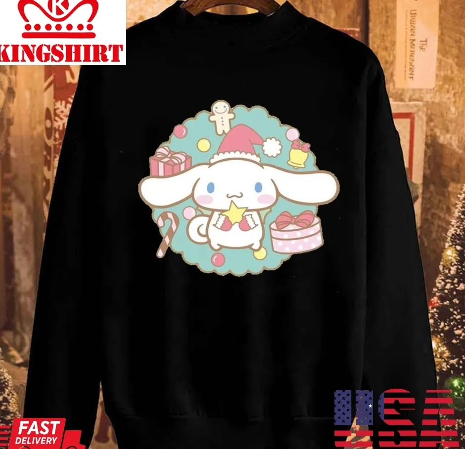 Cute Colored Cinnamoroll Sanrio Unisex Sweatshirt Size up S to 4XL