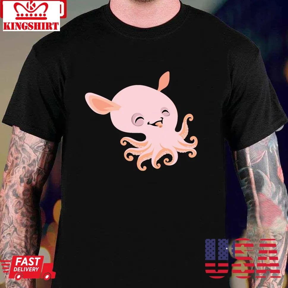 Hot Cute Dumbo Octopus Unisex T Shirt TShirt
