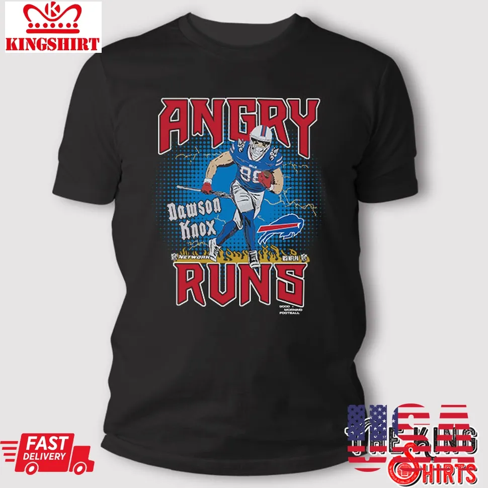 Be Nice Dawson Knox Angry Runs T Shirt Plus Size