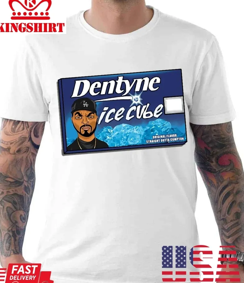 Dentyne Ice Cube Unisex T Shirt Size up S to 4XL