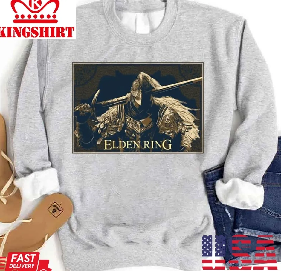 Elden Ring Vintage Illustration Unisex Sweatshirt TShirt