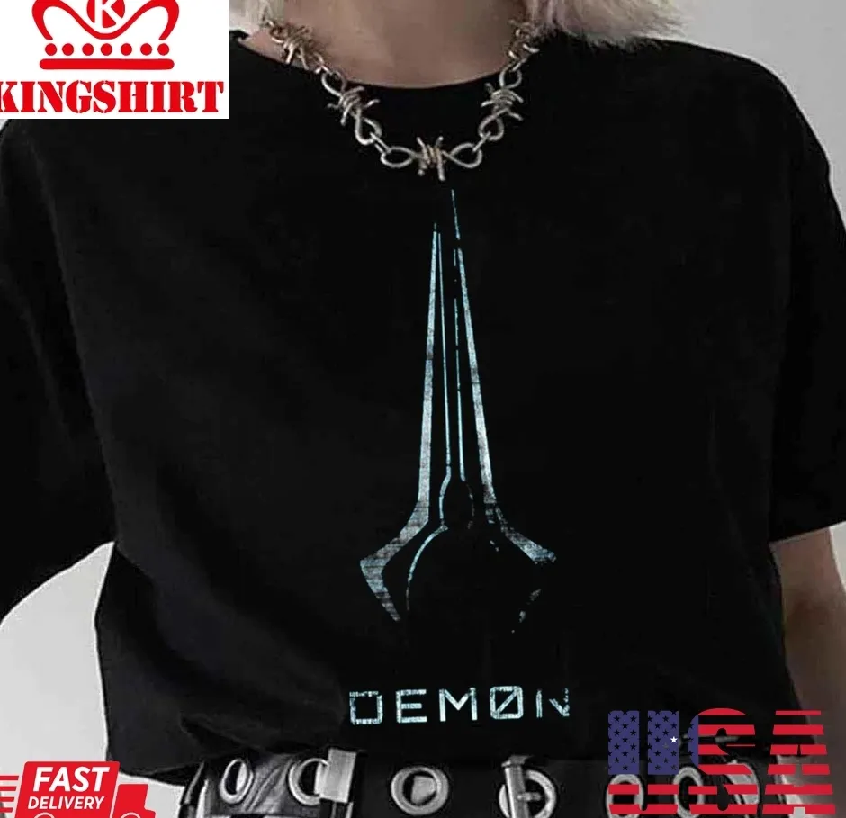 Energy Sword Demon Battle Worn Halo Unisex T Shirt Unisex Tshirt