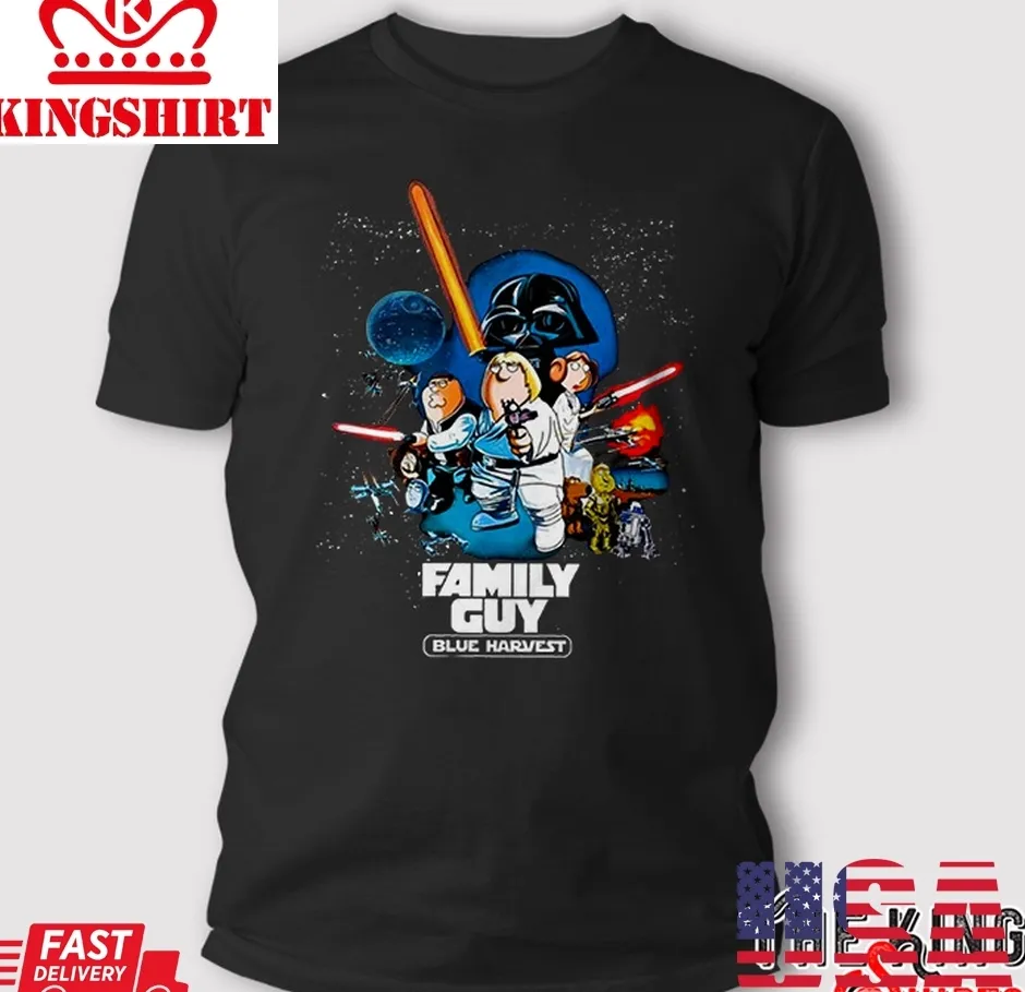 Family Guy Blue Harvest Star Wars T Shirt TShirt
