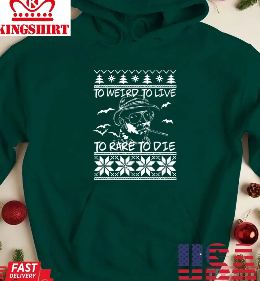 Fear And Loathing Christmas Unisex Sweatshirt Plus Size