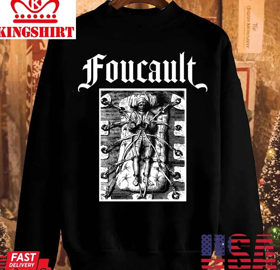 Foucault And The Regicide Unisex Sweatshirt Size up S to 4XL
