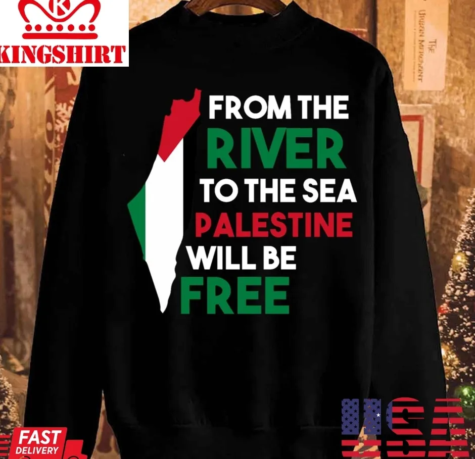 From The River Free Palestine Unisex Sweatshirt TShirt