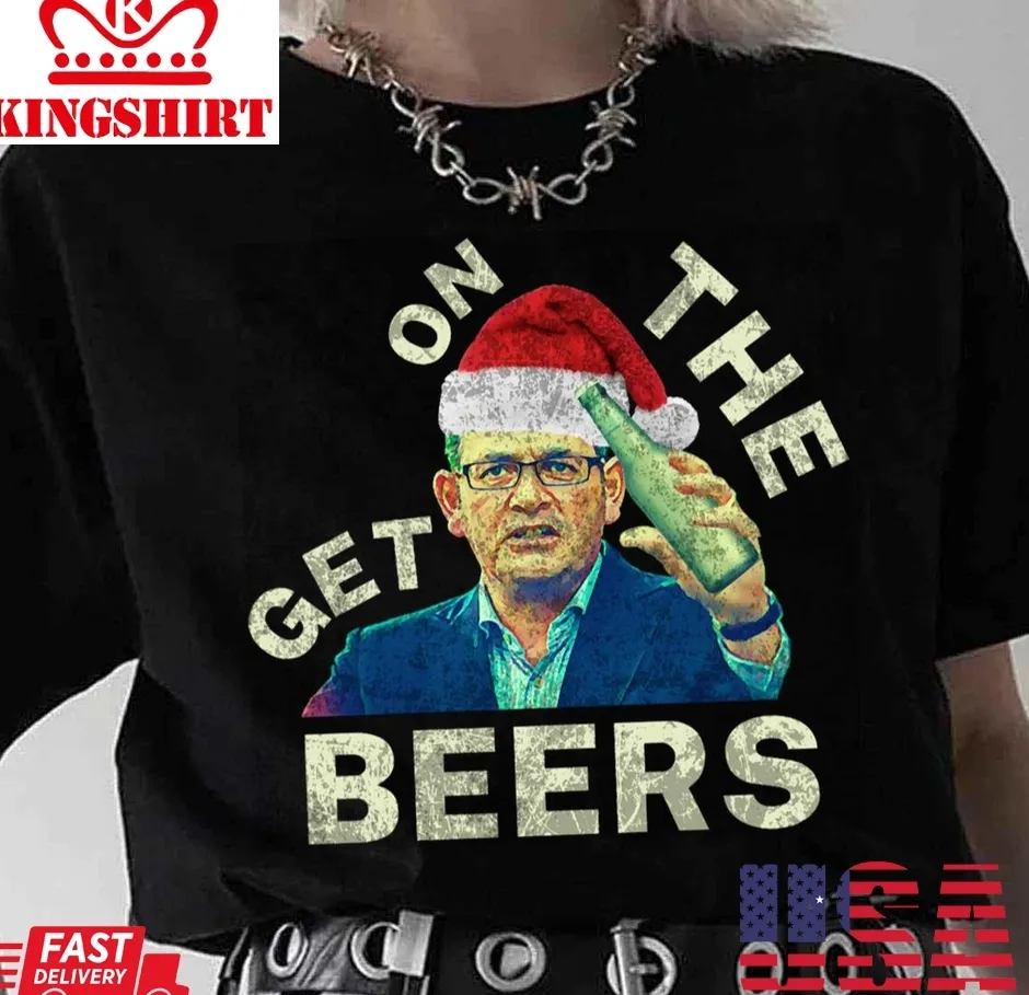 Get On The Beers Christmas Vintage Unisex Sweatshirt Size up S to 4XL