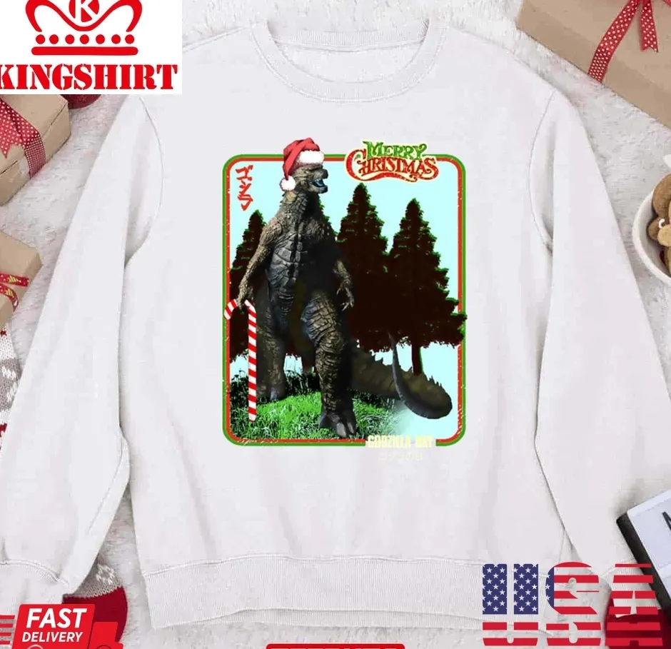 Godzilla Christmas Unisex Sweatshirt TShirt