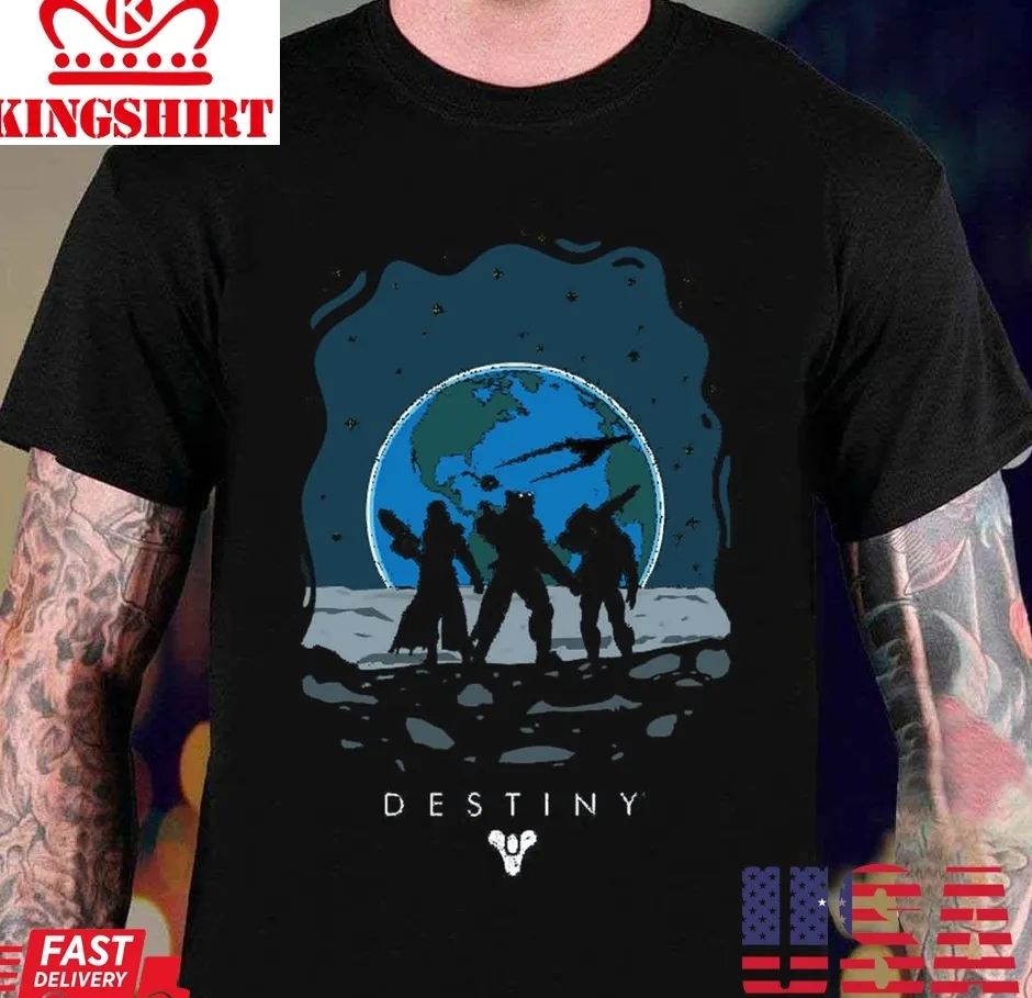 Guardians On The Moon Destiny Unisex T Shirt Plus Size