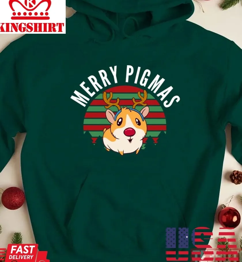 Guinea Pig Merry Pigmas Christmas Unisex Sweatshirt Unisex Tshirt
