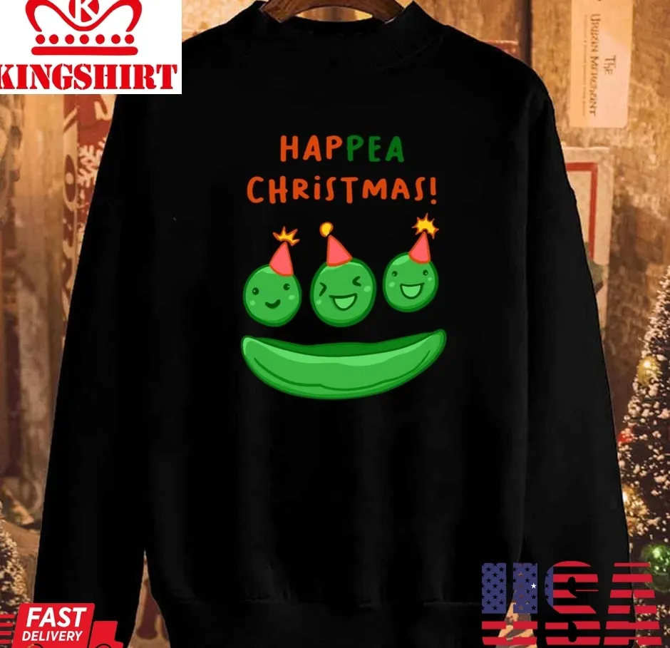 Hap Pea Christmas Unisex Sweatshirt TShirt