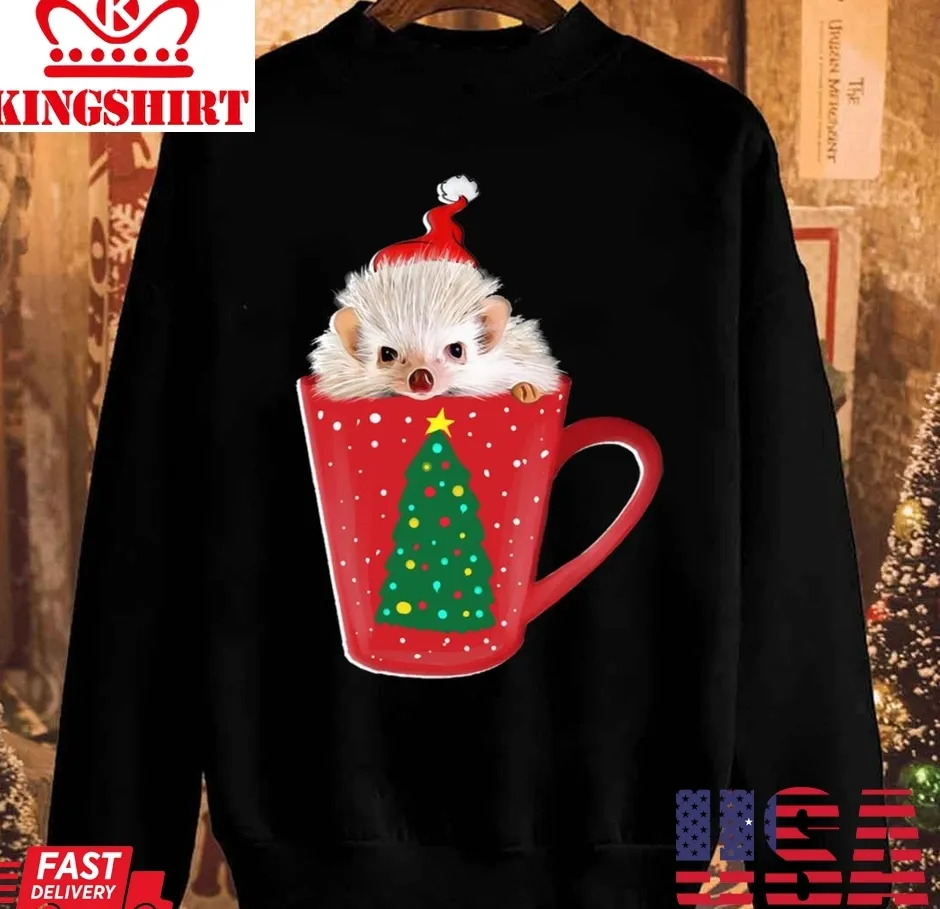 Hedgehog Christmas Unisex Sweatshirt Unisex Tshirt