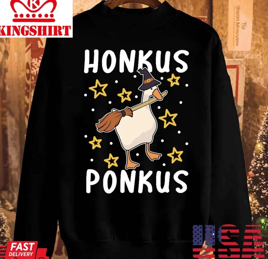 Honkus Ponkus Goose Meme Christmas Halloween Unisex Sweatshirt Unisex Tshirt