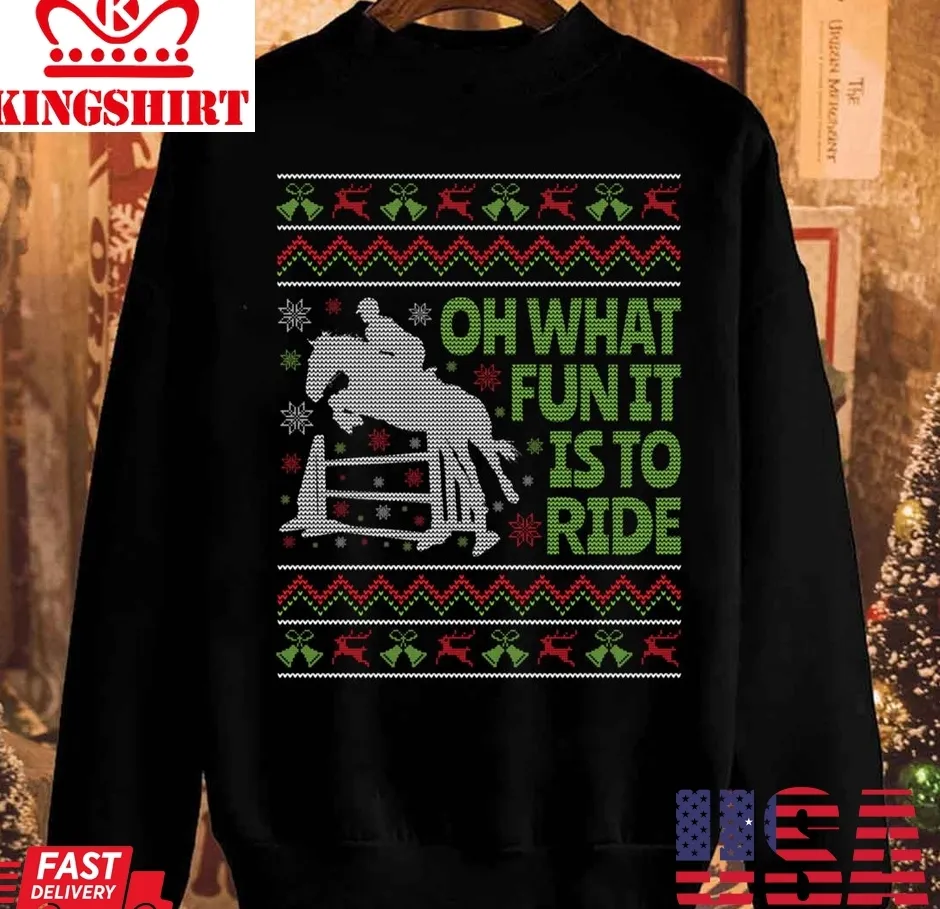 Horse Equestrian Horse Jumping Unisex Sweatshirt Size up S to 4XL