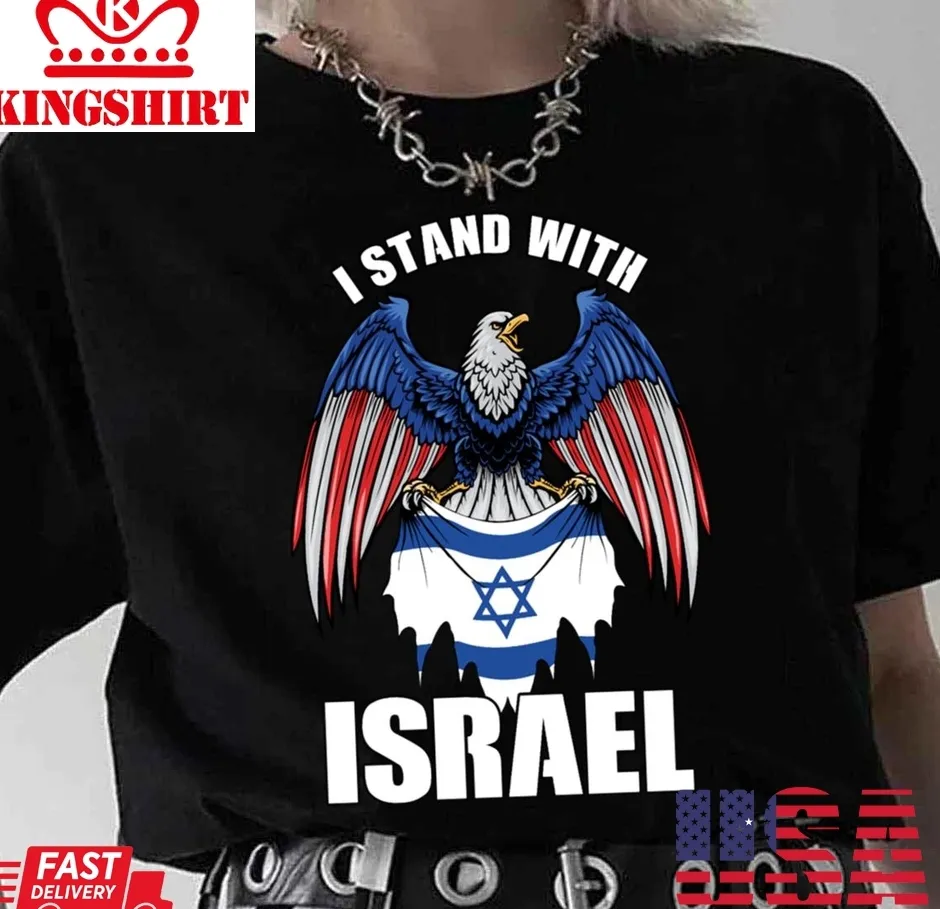 I Stand With Israel S Show Solidarity Today Vintage Unisex T Shirt Size up S to 4XL