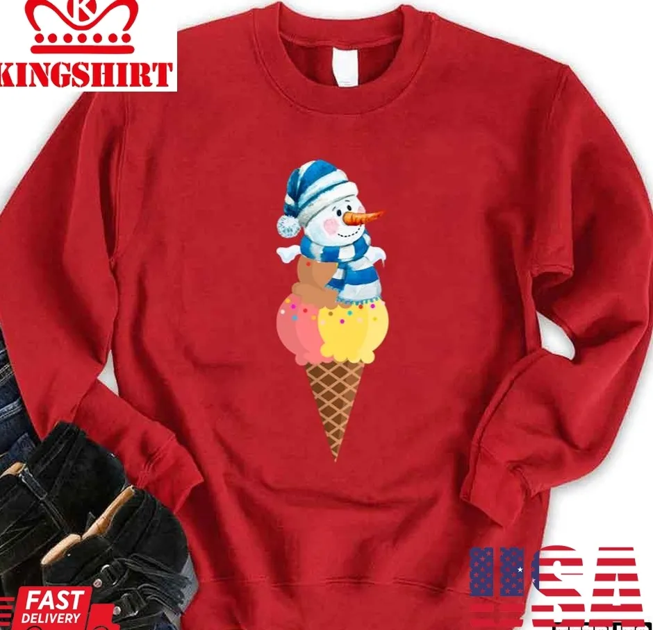 Ice Cream Christmas Unisex Sweatshirt TShirt